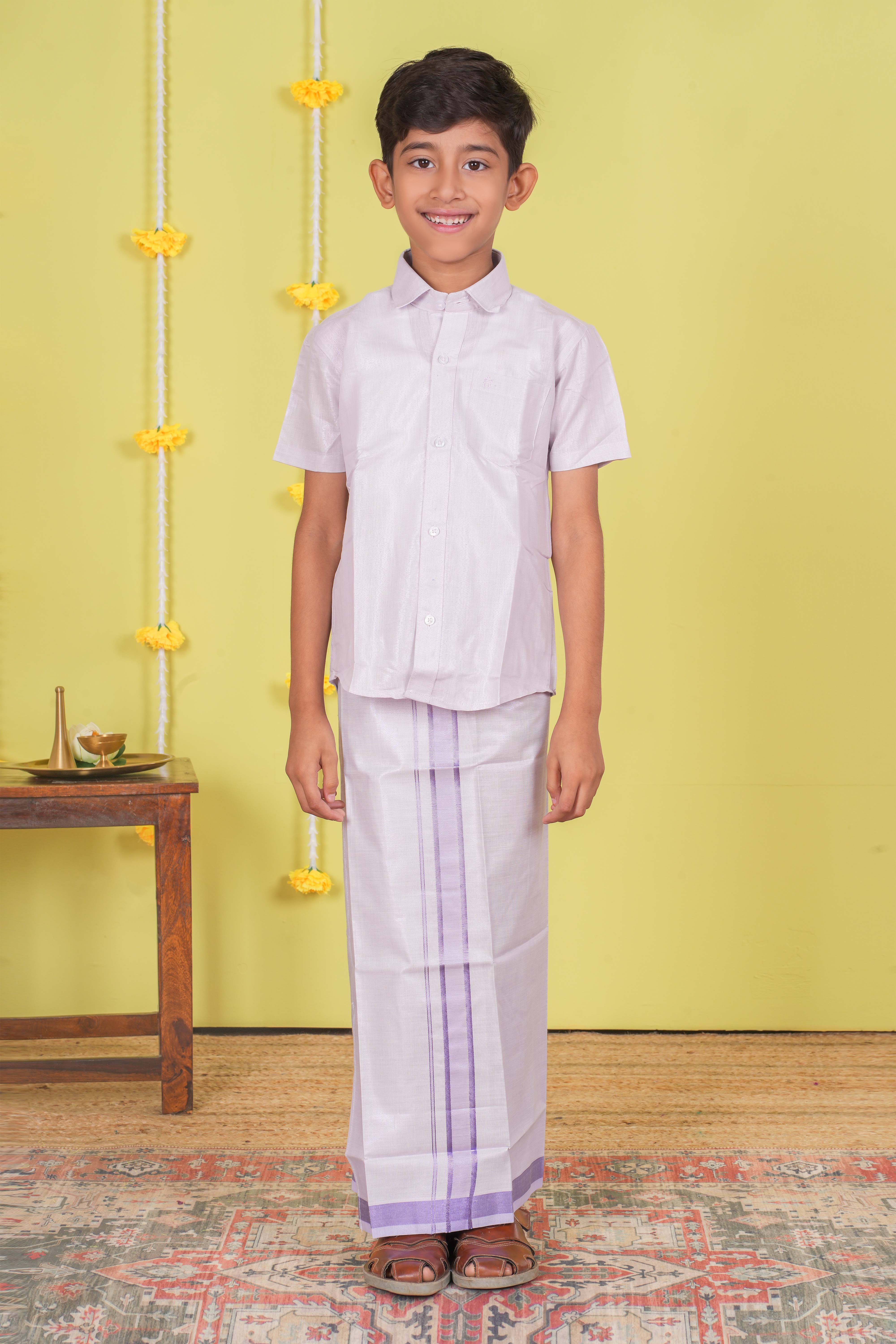 Boys Dhoti Sets – Traditional Ethnic Wear for Kids